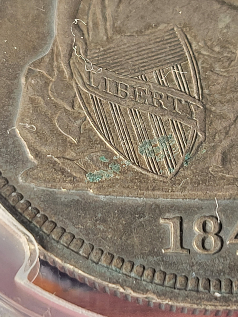 1845-$1-Liberty-Seated-Silver-Dollar